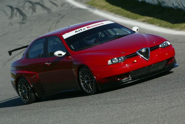 Alfa Romeo at the Michelin test at Vallelunga at the weekend