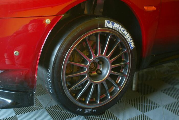 Alfa Romeo at the Michelin test at Vallelunga at the weekend