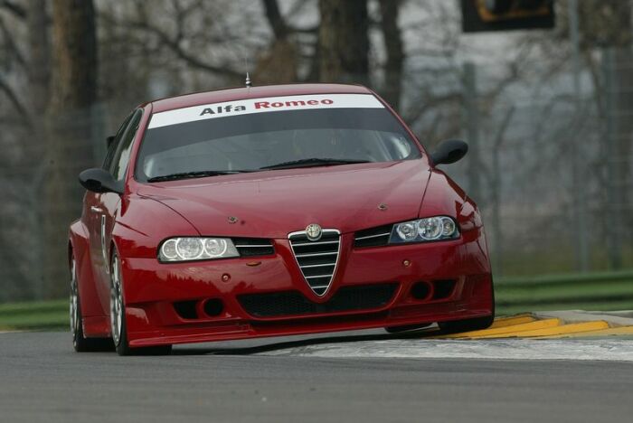 Alfa Romeo at the FIA ETCC test at Imola