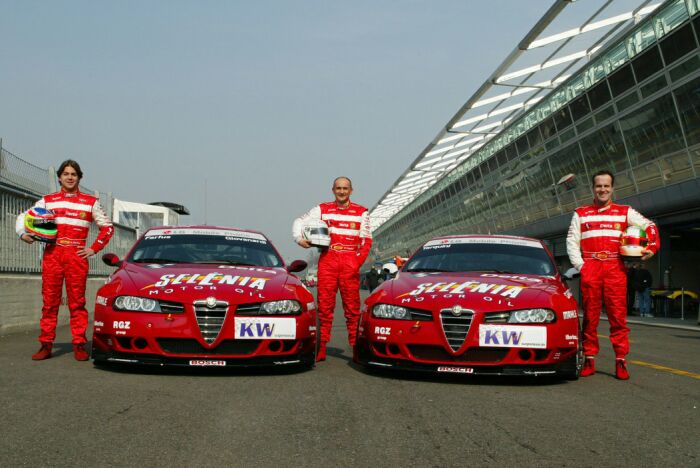 2004 Alfa Romeo ETCC driver line up