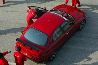 Alfa Romeo at Misano. Click here to enlarge.