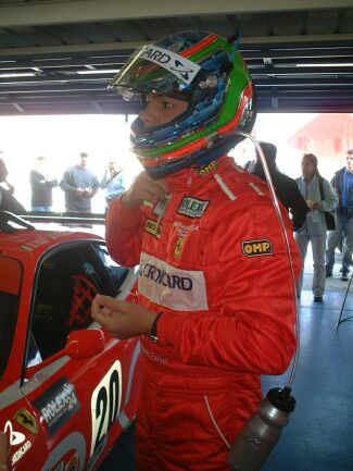 The no20 JMB Racing Ferrari 360 Modena of Augusto Farfus, Max Papis, Emanuel Collard and Andrea Garbagnati at last year's Daytona 24 Hours