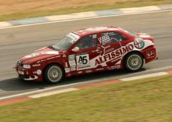 Action from the South African Production Car Championship race at Kyalami last weekend