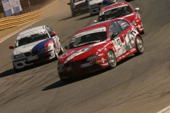 South African Production Car Championship action from Kyalami yesterday