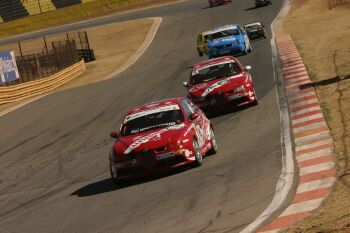 South African Production Car Championship action from Kyalami yesterday