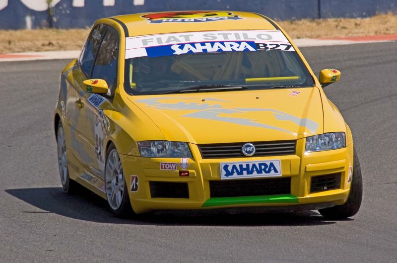 Mike O'Sullivan tests the Fiat Auto South Africa Stilo Abarh ahead of its Vodacom SA Production Car Championship debut today