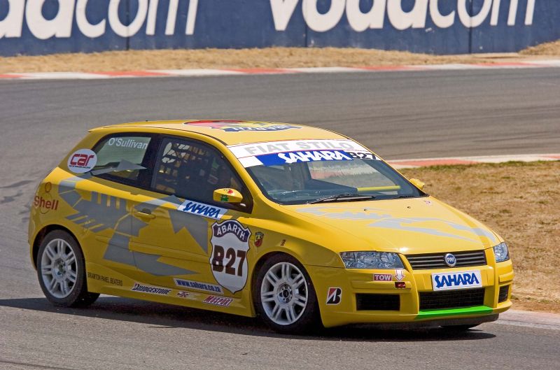 Mike O'Sullivan tests the Fiat Auto South Africa Stilo Abarh ahead of its Vodacom SA Production Car Championship debut today