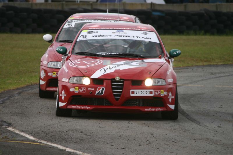 Race action from the South African Production Car Championship at East London