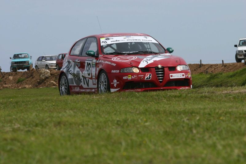 Race action from the South African Production Car Championship at East London