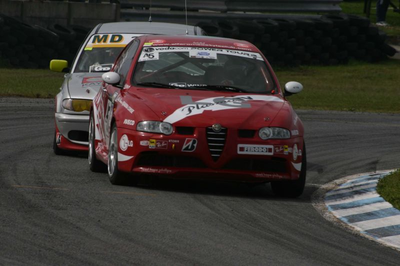 Race action from the South African Production Car Championship at East London