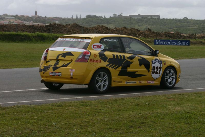 Race action from the South African Production Car Championship at East London