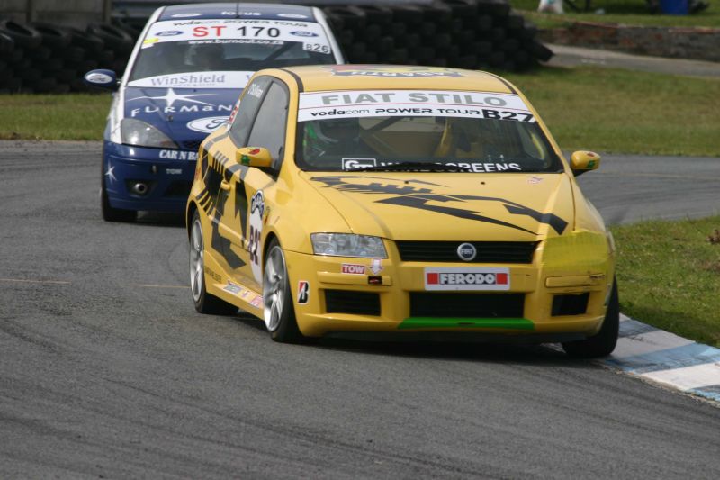 Race action from the South African Production Car Championship at East London