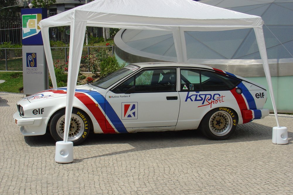 Under the motto "From 10th to 19th July , the Cuore Sportivo beats faster in the heart of Lisboa" the Alfa Romeo Clube de Portugal and the Palcio Sotto Mayor (Galerias Comerciais) presented an outstanding exhibition of important Alfa Romeo models in the heart of the Portuguese capital.