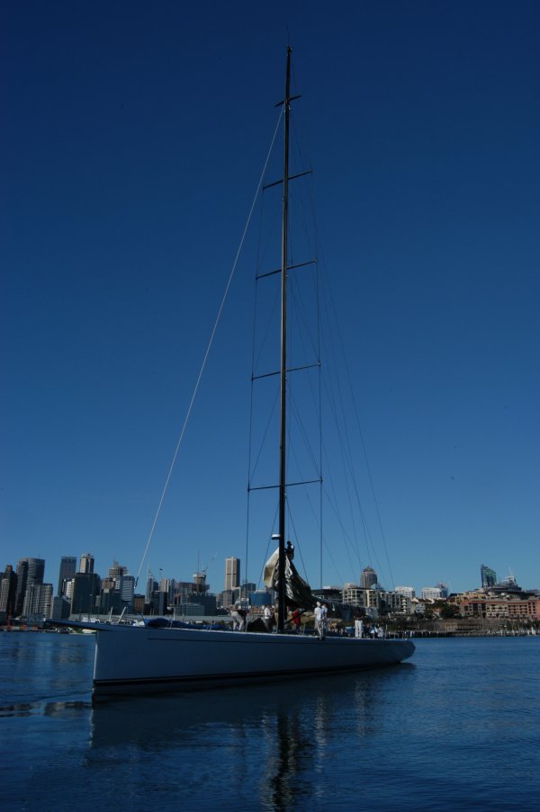 Alfa Romeo Maxi Yacht - Maiden Voyage, Sydney Harbour - 22nd July 2005