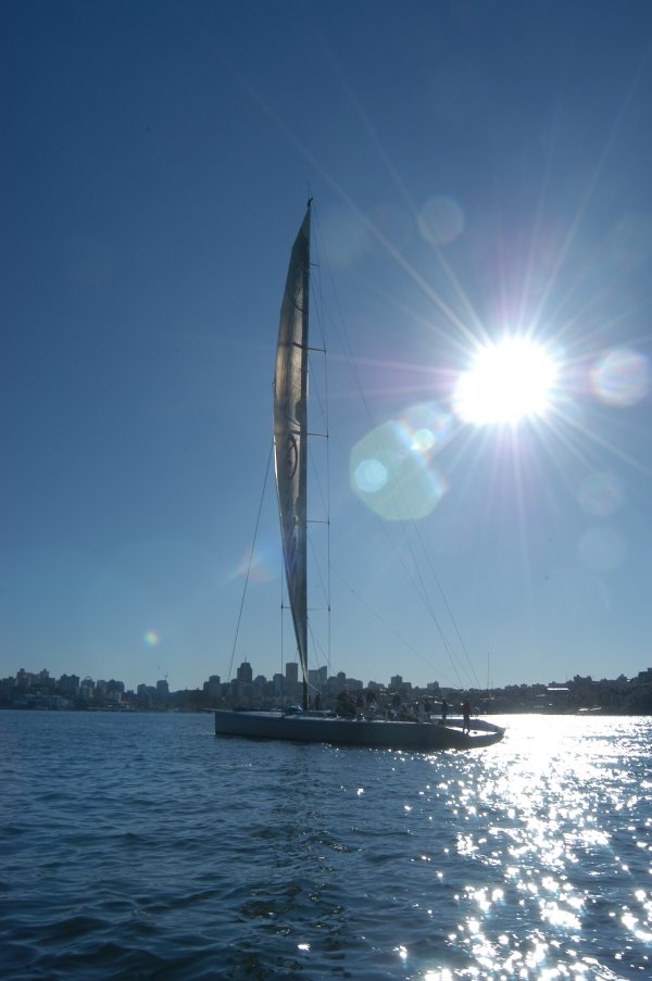 Alfa Romeo Maxi Yacht - Maiden Voyage, Sydney Harbour - 22nd July 2005