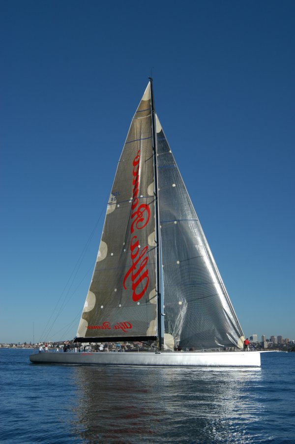 Alfa Romeo Maxi Yacht - Maiden Voyage, Sydney Harbour - 22nd July 2005