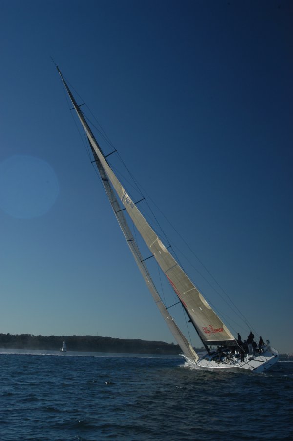 Alfa Romeo Maxi Yacht - Maiden Voyage, Sydney Harbour - 22nd July 2005