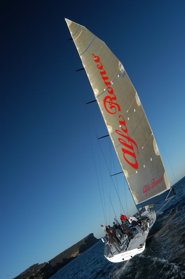 Alfa Romeo Maxi Yacht - Maiden Voyage, Sydney Harbour - 22nd July 2005