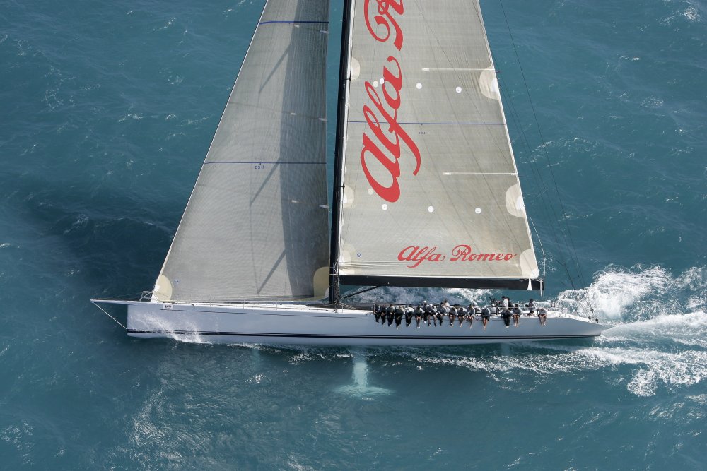 For a super maxi yacht to take out a long race or a regatta pointscore double of line and handicap honours in IRC racing is still a somewhat rare achievement. However, New Zealand's newest super maxi, Neville Crichton's new 30-metre Alfa Romeo has a good chance of doing so at the Hamilton Island Hahn Premium Race Week.