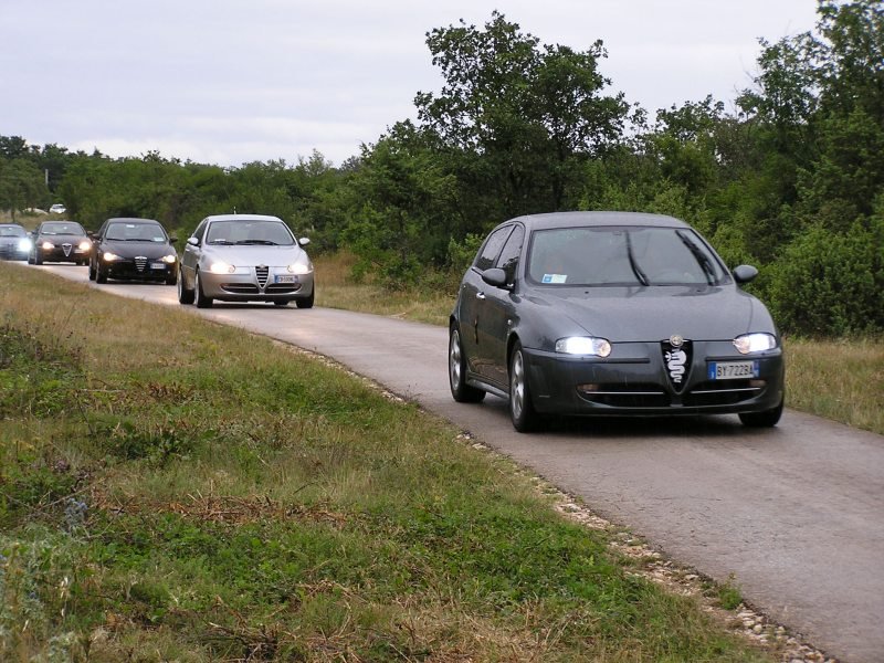 Only two months after its first official meeting organised by the Alfa Klub, the leadership of club decided to hold a first "international" meeting, in Croatia. 