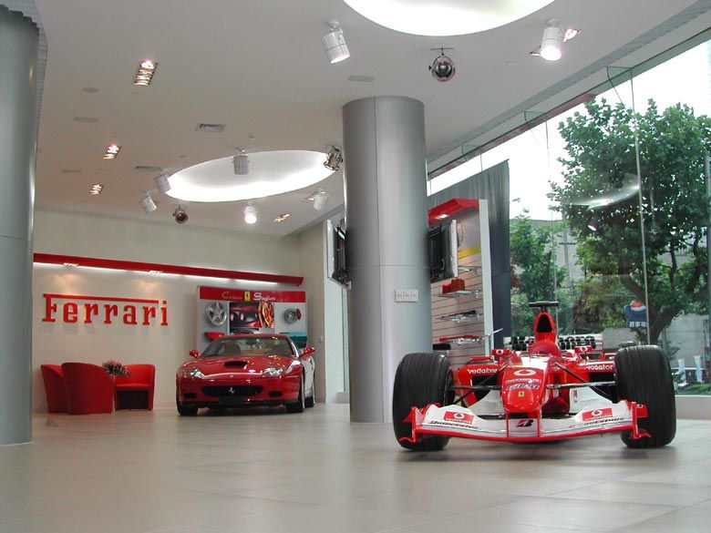 Ferrari-Maserati Shanghai showroom