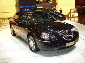 Lancia's flagship 'Thesis' super-luxury sedan, seen here last week at the 75th Geneva International Motor Show, could be assembled in China under new plans now being discussed with a local carmaker, Shanghai Automotive Corp.