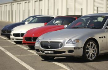 Journalists from all over Australia recently had the rare chance to test drive the entire 2005 Maserati range at the Winton Racetrack