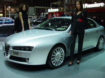 Alfa Romeo 159 at the 2005 Geneva motor show