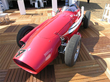 A stunning Maserati 250F "Piccolo" on the Vredestein stand