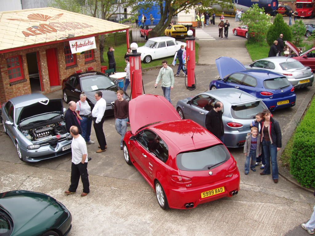 Autodelta at the Auto Italia 2005 'Italian Car Day' at Brooklands