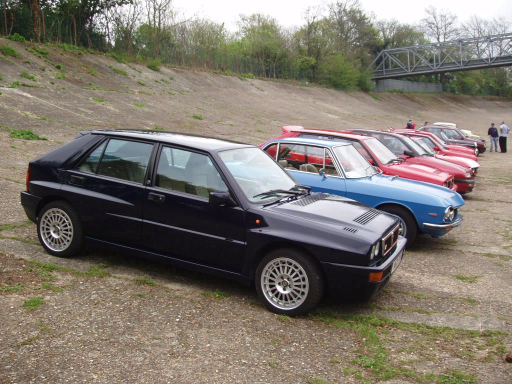 Lancia at the 2005 Auto Italia Spring Italian Car Day, Brooklands