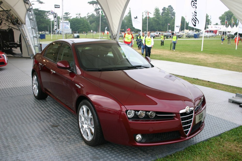 Alfa Romeo 159 3.2 JTS Q4 at the 2005 Goodwood International Festival of Speed