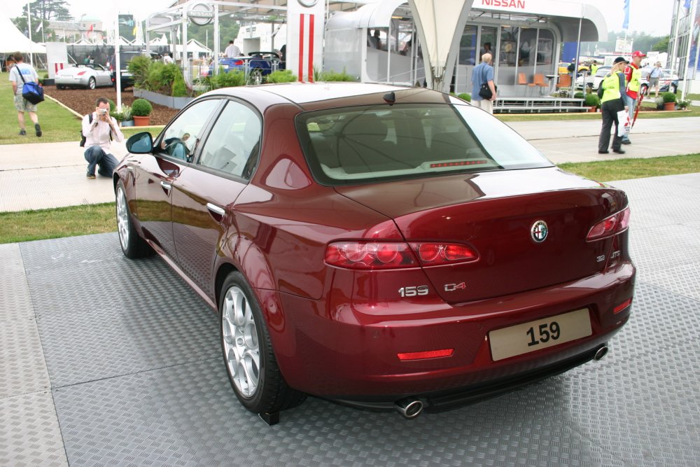 Alfa Romeo 159 3.2 JTS Q4 at the 2005 Goodwood International Festival of Speed