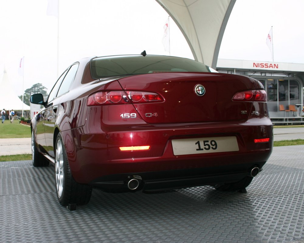 Alfa Romeo 159 3.2 JTS Q4 at the 2005 Goodwood International Festival of Speed