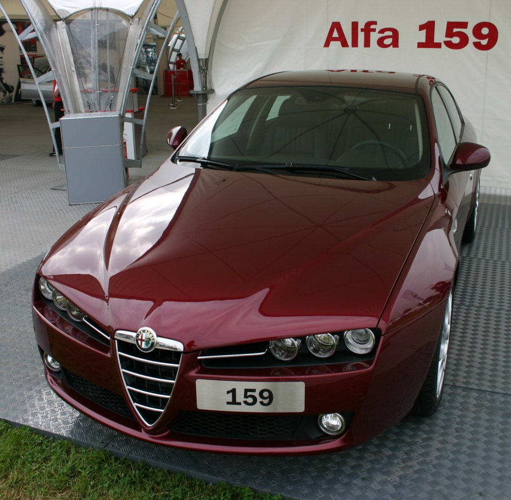 Alfa Romeo 159 3.2 JTS Q4 at the 2005 Goodwood International Festival of Speed