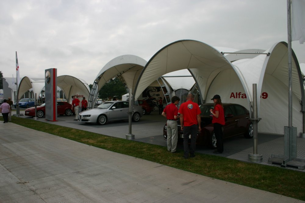 Alfa Romeo 159 3.2 JTS Q4 at the 2005 Goodwood International Festival of Speed