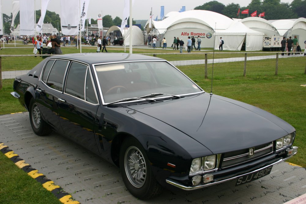 One of the finest displays at the Goodwood International Festival of Speed this year was held under the title of 'The Ultimate Luxury Production Car 1945-80'. Amongst the line-up of these luxurious limousines of the roads spanning three and a half decades were five Italian classics: a 1953 Lancia Flaminia, a 1967 ISO Fidia S4, a 1968 Maserati Quattoporte I, a 1973 Lamborghini Espada, and a 1976 Fiat 130 Berline.