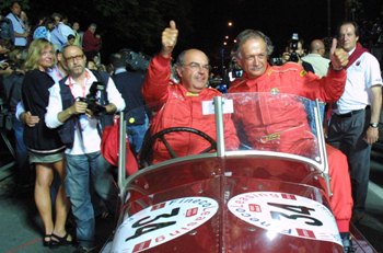 Luciano Viaro and Maurizio De Marco have won the 23rd edition of the Mille Miglia on board a 1928 Alfa Romeo 6C 1500 Super Sport, the same car that won the 1000 Miglia back in 1928 with Campari-Ramponi and in 2004 triumphed in the Nuvolari Grand Prix.