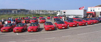 Alfa Romeo SZ world record gathering at Spettacolo Sportivo Alfa Romeo, Zandvoort 2005