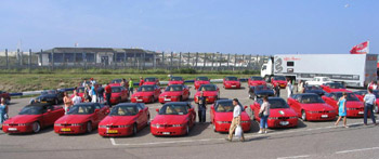 Alfa Romeo SZ world record gathering at Spettacolo Sportivo Alfa Romeo, Zandvoort 2005