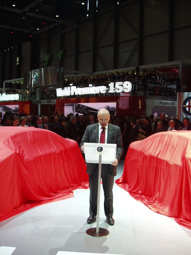 1st March 2005: the Alfa Romeo 159 and Brera are launched at the 75th Geneva International Motor Show