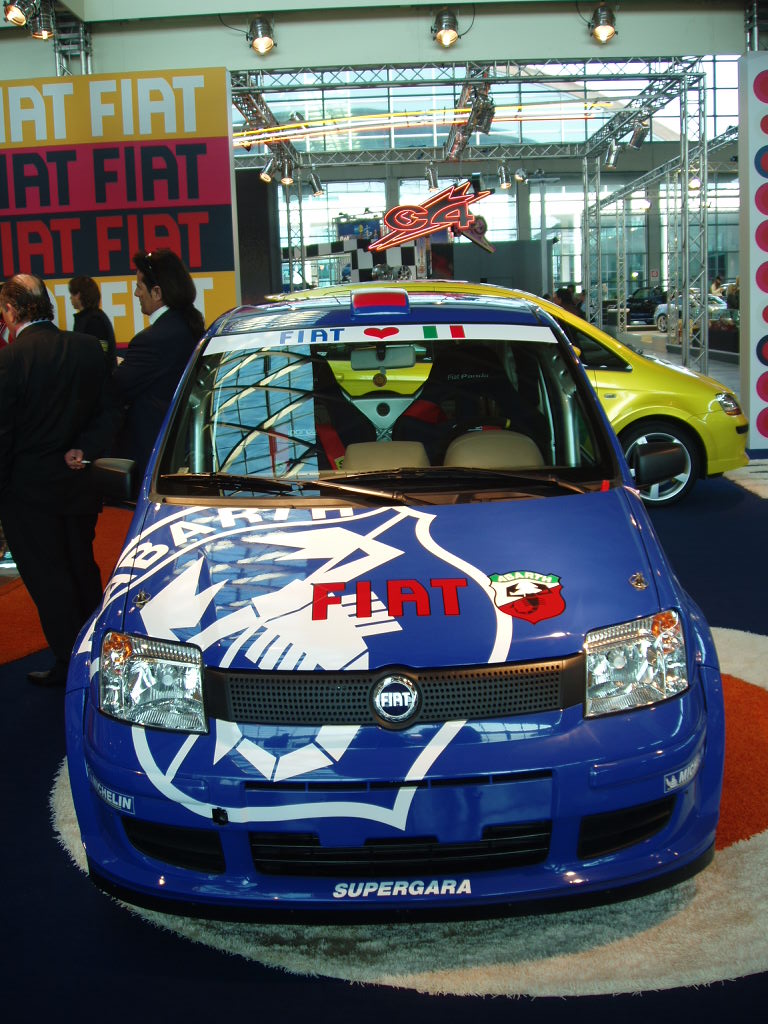 Fiat Panda Multijet rally car concept at the 2005 My Special Car Show in Rimini