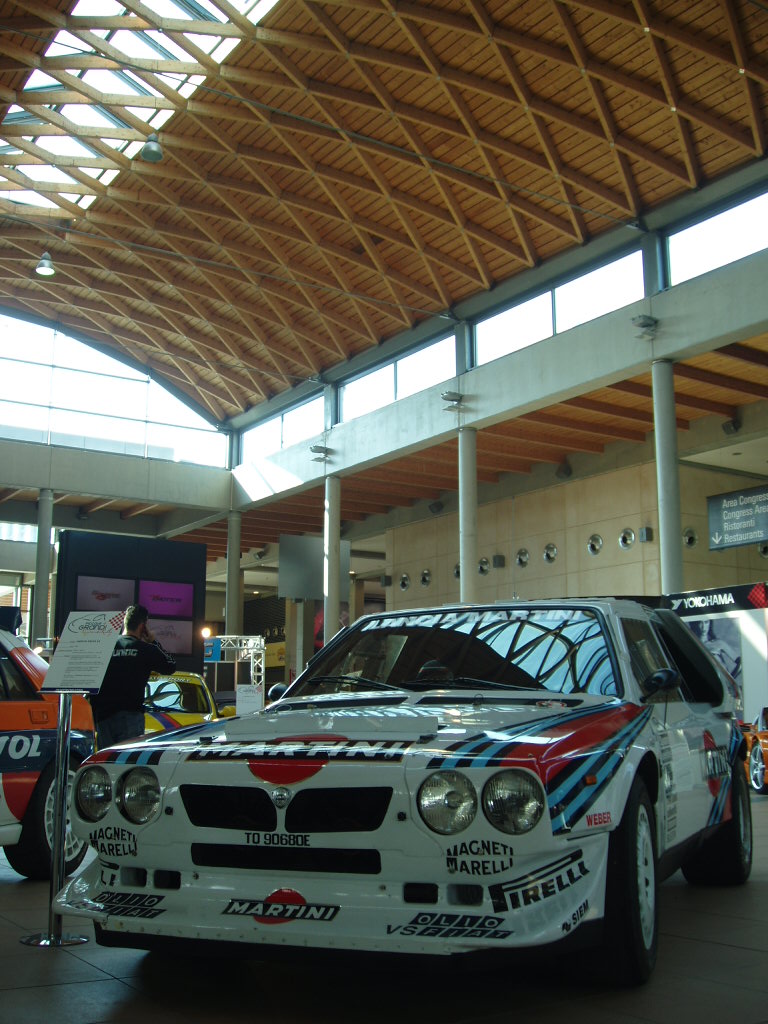 Quattroruorte magazine rally car display at the 2005 'My Special Car' Show in Rimini