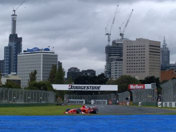 Ferrari F2004 M at the 2005 Australian Grand Prix