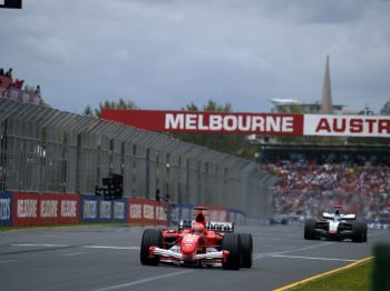 Ferrari F2004 M at the 2005 Australian Grand Prix