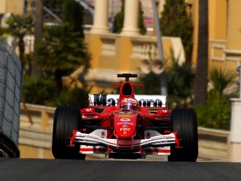 After the first qualifying session Rubens Barrichello and Michael Schumacher are tenth and eleventh respectively on the first  provisional  grid  for  Sundays  Monaco  Grand  Prix