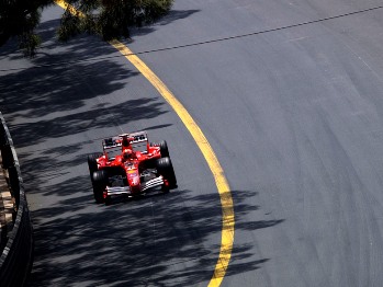 Ferrari at the 2005 Monaco Grand Prix