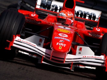 Ferrari at the 2005 Monaco Grand Prix