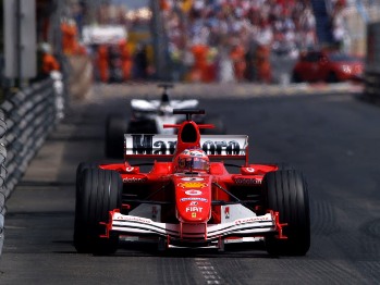 Ferrari at the 2005 Monaco Grand Prix