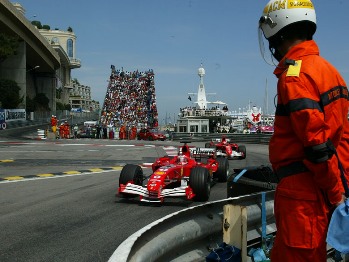 Ferrari at the 2005 Monaco Grand Prix